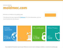 Tablet Screenshot of moldmec.com